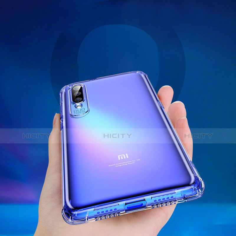 Xiaomi Mi 9用極薄ソフトケース シリコンケース 耐衝撃 全面保護 クリア透明 T09 Xiaomi クリア