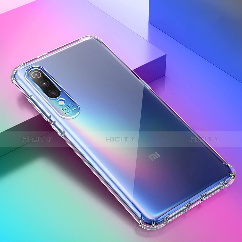 Xiaomi Mi 9用極薄ソフトケース シリコンケース 耐衝撃 全面保護 クリア透明 T15 Xiaomi クリア