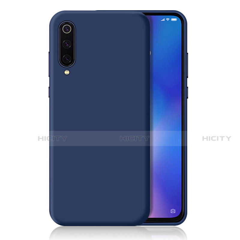 Xiaomi Mi 9用極薄ソフトケース シリコンケース 耐衝撃 全面保護 S04 Xiaomi ネイビー