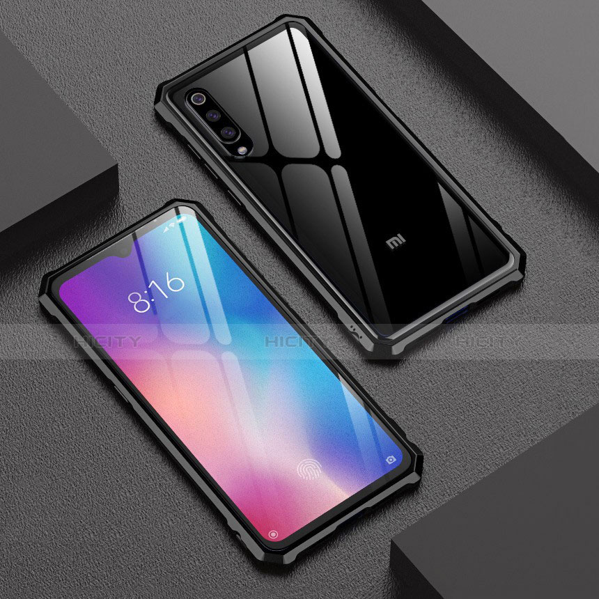 Xiaomi Mi 9用ハイブリットバンパーケース クリア透明 プラスチック 鏡面 カバー Xiaomi 