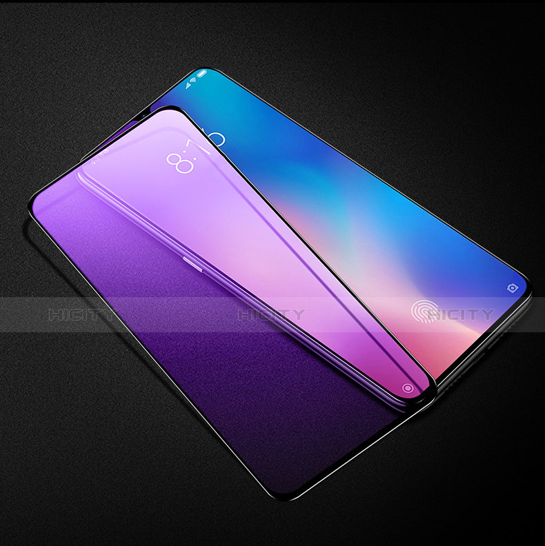 Xiaomi Mi 9用強化ガラス フル液晶保護フィルム アンチグレア ブルーライト Xiaomi ブラック