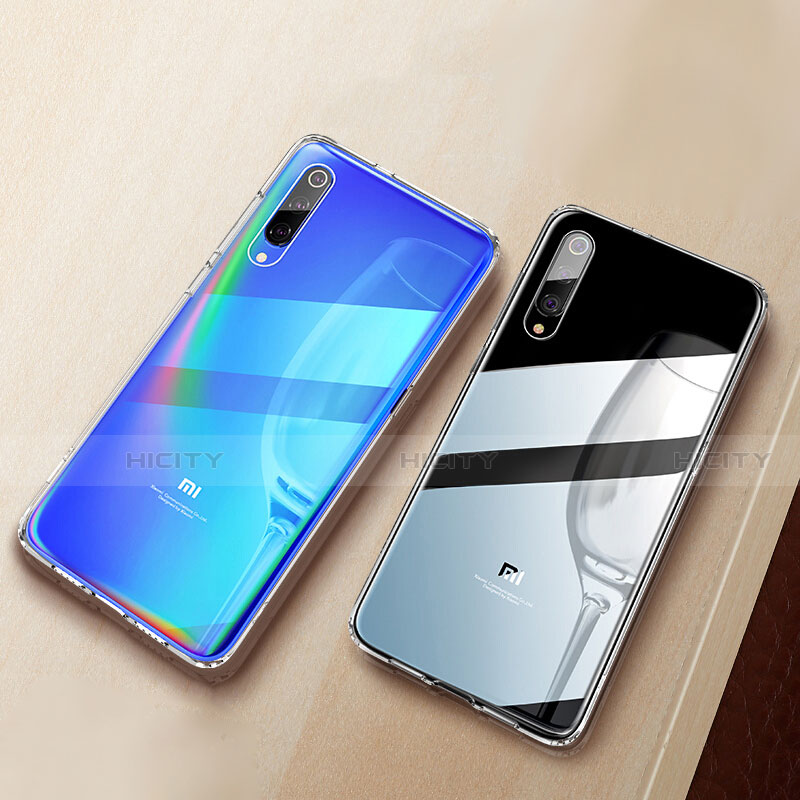 Xiaomi Mi 9 Lite用極薄ソフトケース シリコンケース 耐衝撃 全面保護 クリア透明 T03 Xiaomi クリア