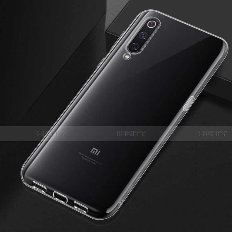 Xiaomi Mi 9 Lite用極薄ソフトケース シリコンケース 耐衝撃 全面保護 クリア透明 T04 Xiaomi クリア