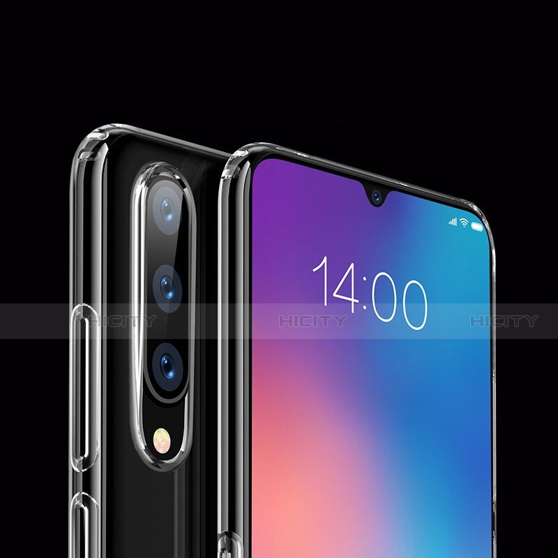 Xiaomi Mi 9 Lite用極薄ソフトケース シリコンケース 耐衝撃 全面保護 クリア透明 T08 Xiaomi クリア