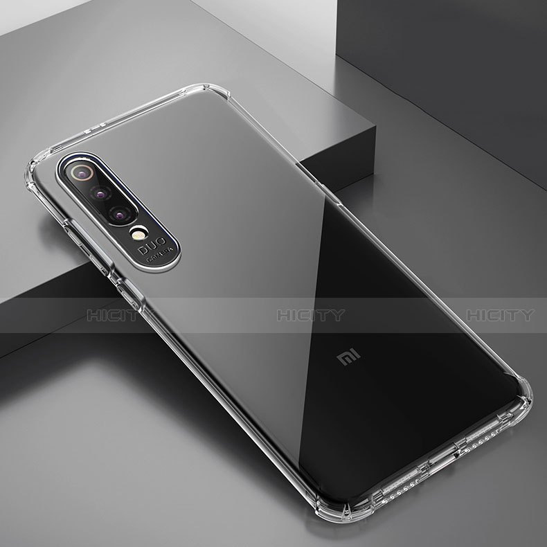 Xiaomi Mi 9 Lite用極薄ソフトケース シリコンケース 耐衝撃 全面保護 クリア透明 T15 Xiaomi クリア