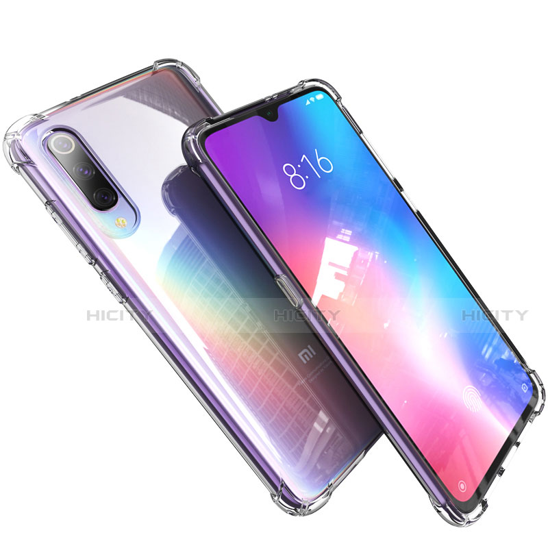 Xiaomi Mi 9 Lite用極薄ソフトケース シリコンケース 耐衝撃 全面保護 クリア透明 H03 Xiaomi クリア