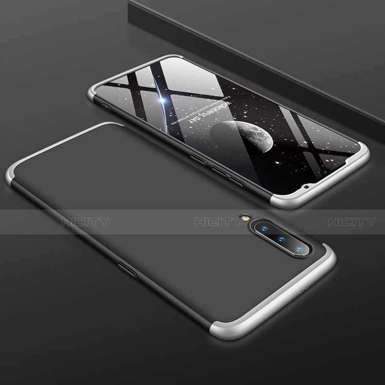 Xiaomi Mi 9 Lite用ハードケース プラスチック 質感もマット 前面と背面 360度 フルカバー M01 Xiaomi シルバー・ブラック