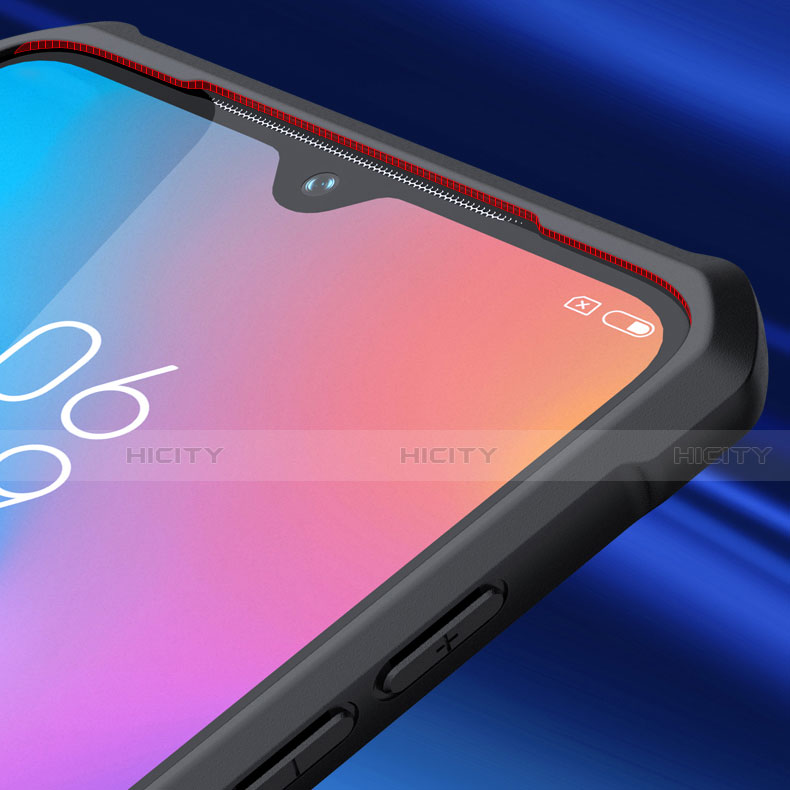 Xiaomi Mi 9 Lite用ハイブリットバンパーケース クリア透明 プラスチック 鏡面 カバー M02 Xiaomi 