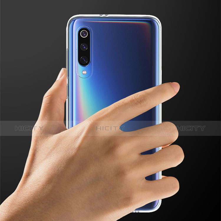 Xiaomi Mi 9 Pro 5G用極薄ソフトケース シリコンケース 耐衝撃 全面保護 クリア透明 T10 Xiaomi クリア