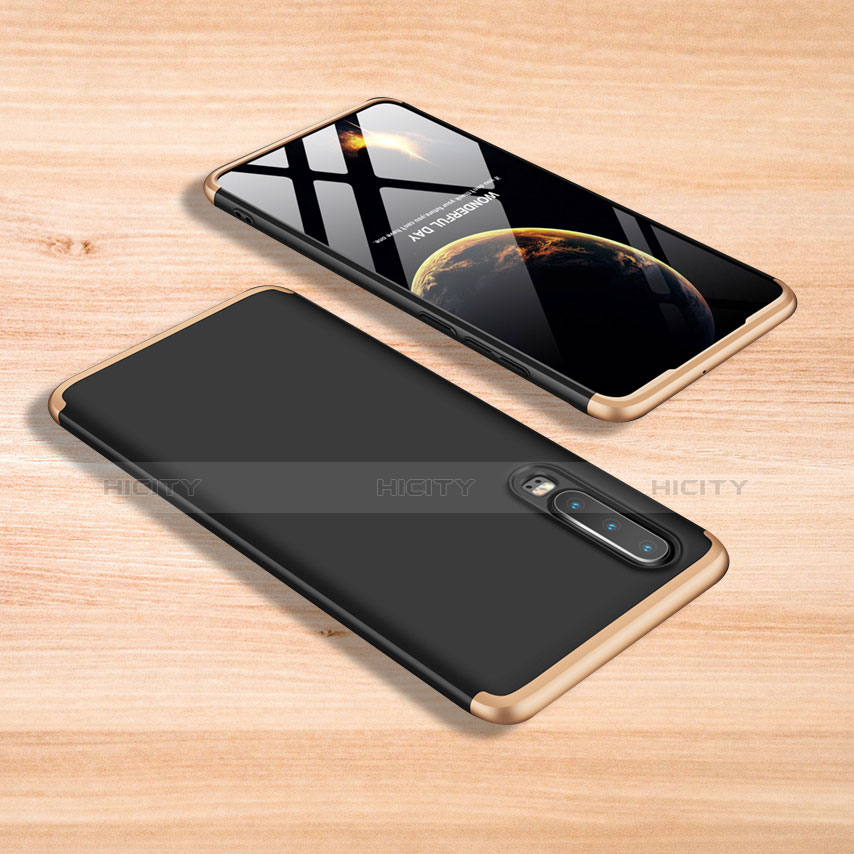 Xiaomi Mi 9 Pro 5G用ハードケース プラスチック 質感もマット 前面と背面 360度 フルカバー Xiaomi ゴールド・ブラック