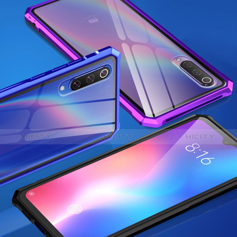 Xiaomi Mi 9 SE用ハイブリットバンパーケース クリア透明 プラスチック 鏡面 カバー Xiaomi 