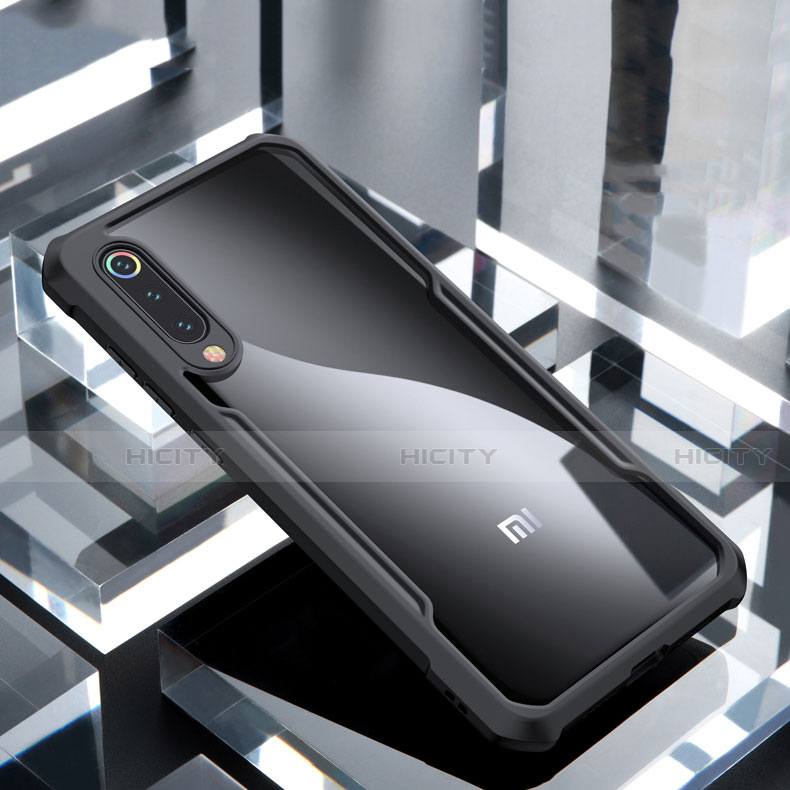 Xiaomi Mi 9 SE用ハイブリットバンパーケース クリア透明 プラスチック 鏡面 カバー M02 Xiaomi 