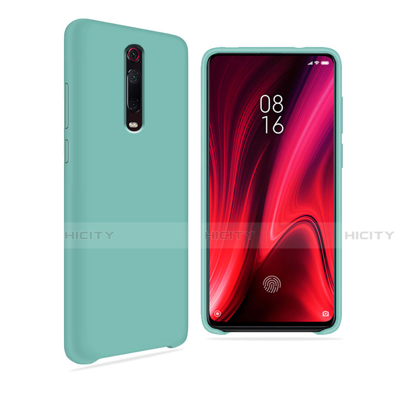 Xiaomi Mi 9T用360度 フルカバー極薄ソフトケース シリコンケース 耐衝撃 全面保護 バンパー C04 Xiaomi シアン