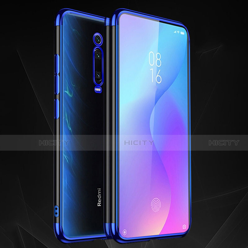 Xiaomi Mi 9T用極薄ソフトケース シリコンケース 耐衝撃 全面保護 クリア透明 S02 Xiaomi ネイビー