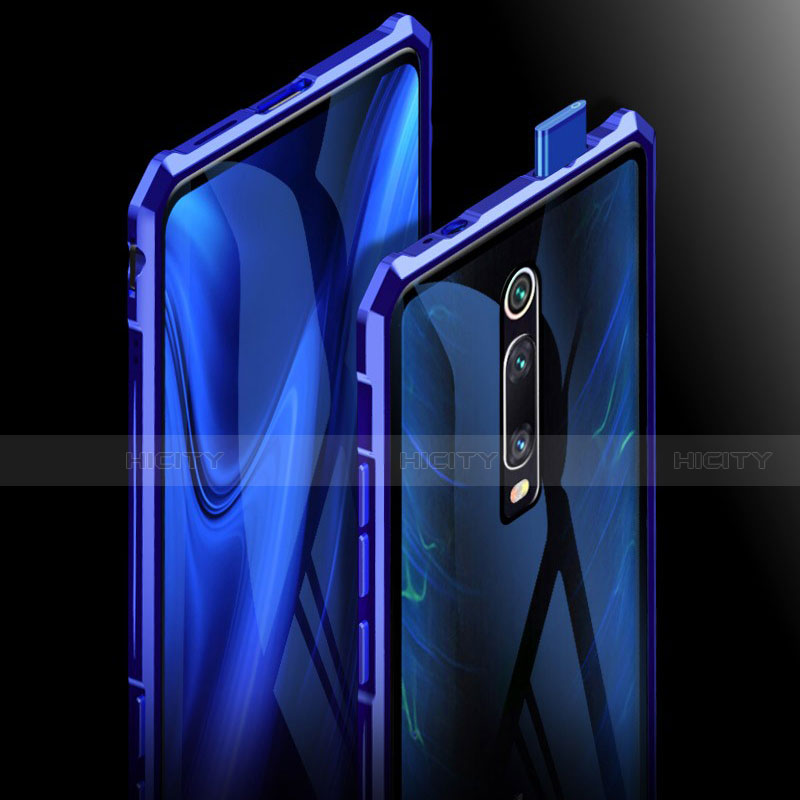 Xiaomi Mi 9T用ケース 高級感 手触り良い アルミメタル 製の金属製 360度 フルカバーバンパー 鏡面 カバー T01 Xiaomi 