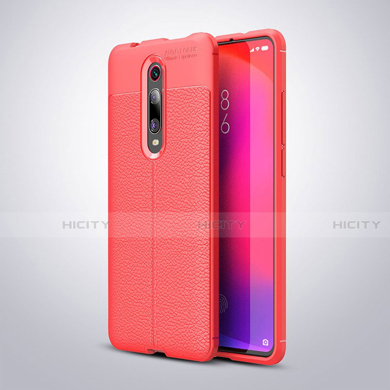 Xiaomi Mi 9T用シリコンケース ソフトタッチラバー レザー柄 カバー H01 Xiaomi 