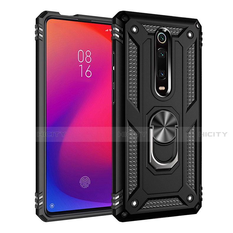 Xiaomi Mi 9T用ハイブリットバンパーケース プラスチック アンド指輪 マグネット式 R02 Xiaomi 