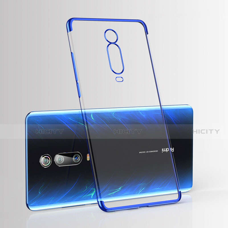 Xiaomi Mi 9T Pro用極薄ソフトケース シリコンケース 耐衝撃 全面保護 クリア透明 H03 Xiaomi ネイビー