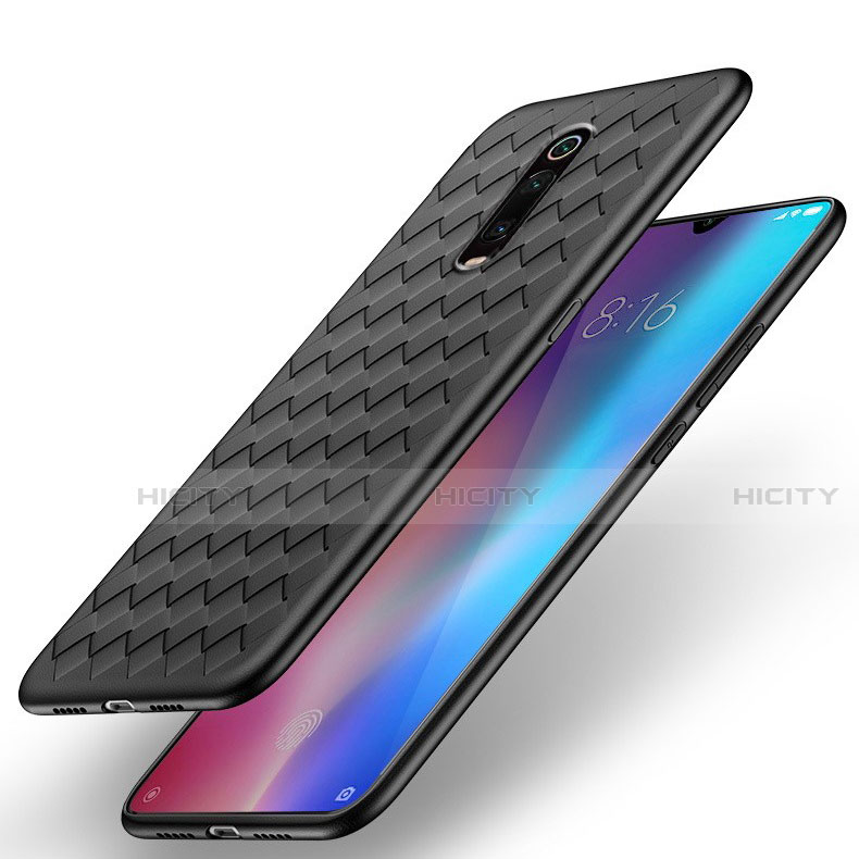 Xiaomi Mi 9T Pro用シリコンケース ソフトタッチラバー レザー柄 Xiaomi 