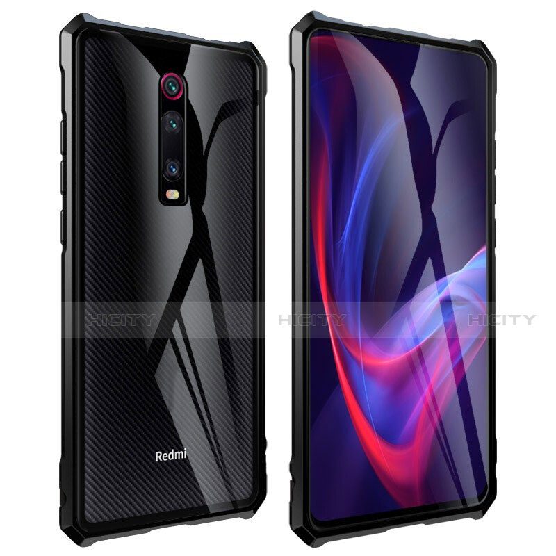 Xiaomi Mi 9T Pro用ケース 高級感 手触り良い アルミメタル 製の金属製 360度 フルカバーバンパー 鏡面 カバー T01 Xiaomi 