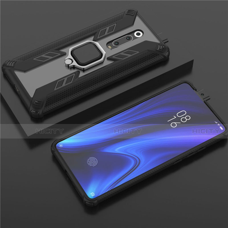 Xiaomi Mi 9T Pro用ハイブリットバンパーケース プラスチック アンド指輪 マグネット式 R03 Xiaomi 