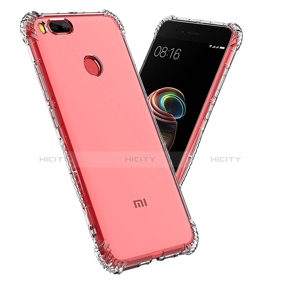 Xiaomi Mi A1用極薄ソフトケース シリコンケース 耐衝撃 全面保護 クリア透明 T12 Xiaomi クリア