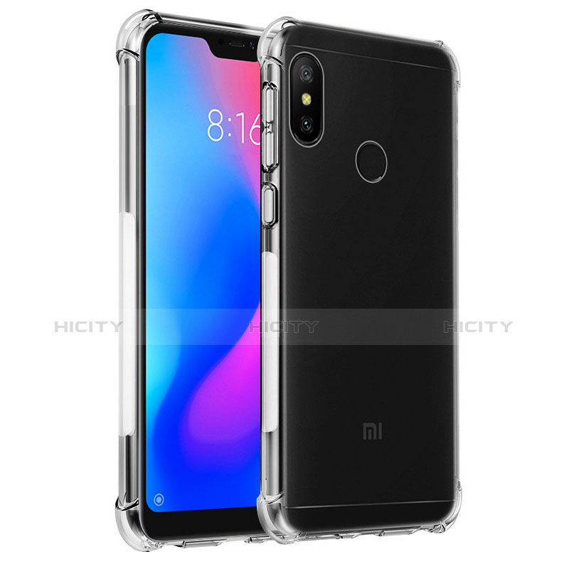 Xiaomi Mi A2 Lite用極薄ソフトケース シリコンケース 耐衝撃 全面保護 クリア透明 T02 Xiaomi クリア