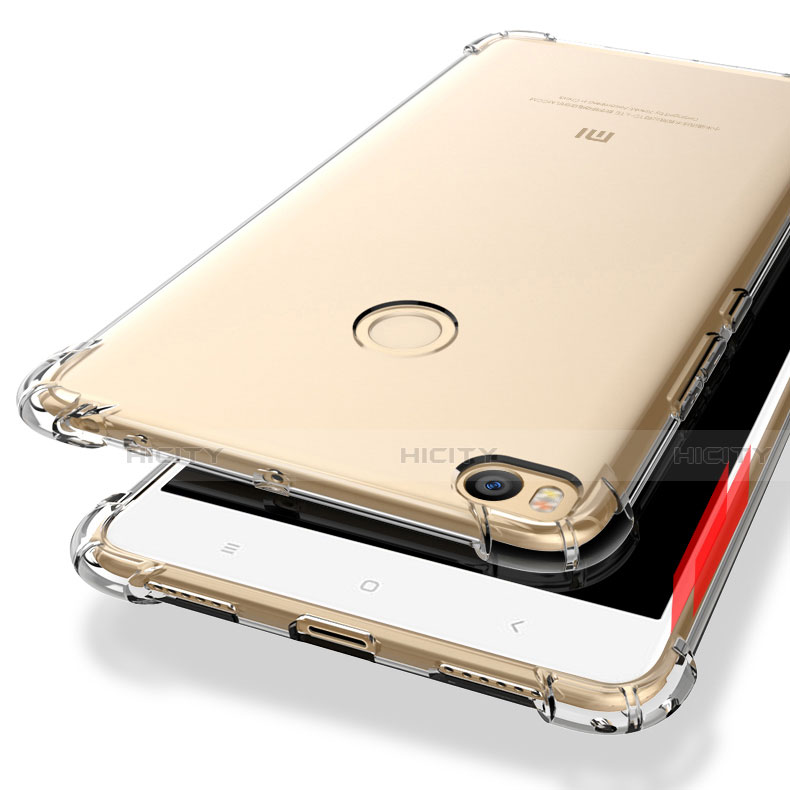 Xiaomi Mi Max 2用極薄ソフトケース シリコンケース 耐衝撃 全面保護 クリア透明 T05 Xiaomi クリア