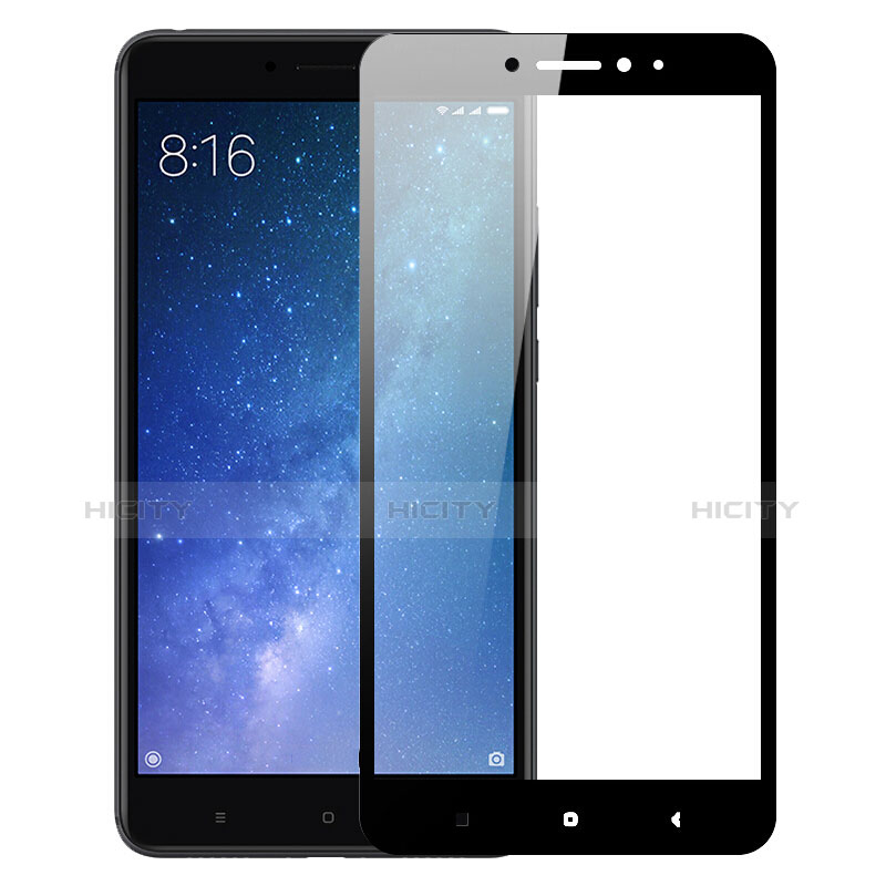 Xiaomi Mi Max 2用強化ガラス フル液晶保護フィルム F04 Xiaomi ブラック