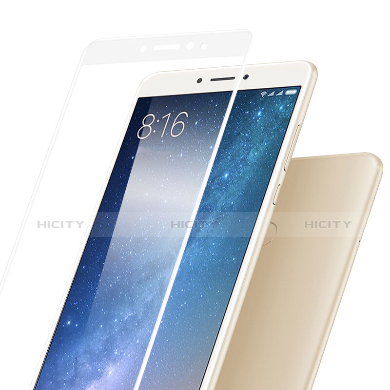 Xiaomi Mi Max 2用強化ガラス フル液晶保護フィルム F03 Xiaomi ホワイト