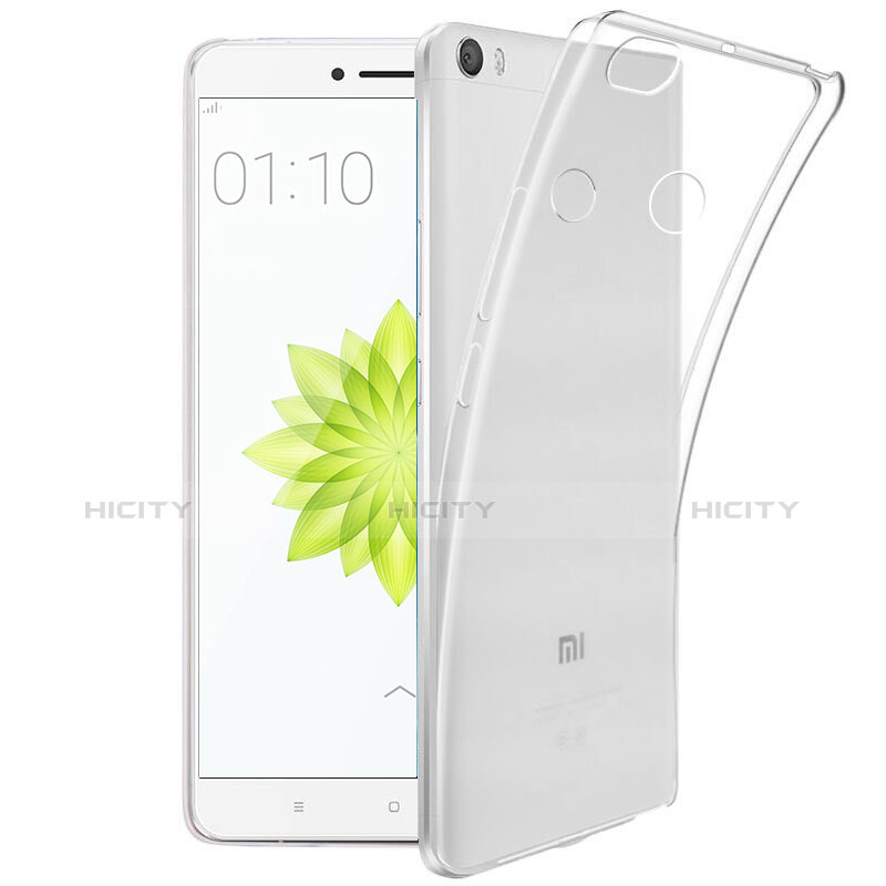 Xiaomi Mi Max用極薄ソフトケース シリコンケース 耐衝撃 全面保護 クリア透明 Xiaomi クリア