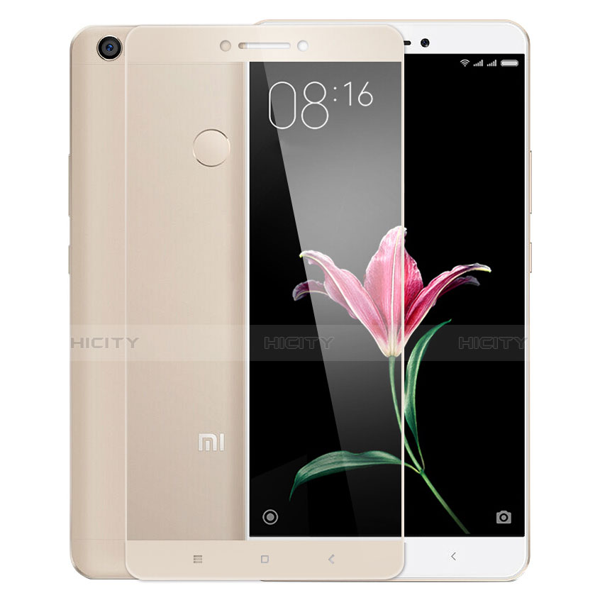 Xiaomi Mi Max用強化ガラス フル液晶保護フィルム F02 Xiaomi ゴールド