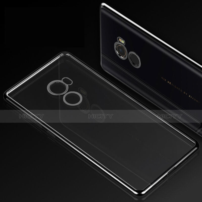 Xiaomi Mi Mix 2用極薄ソフトケース シリコンケース 耐衝撃 全面保護 クリア透明 Xiaomi クリア