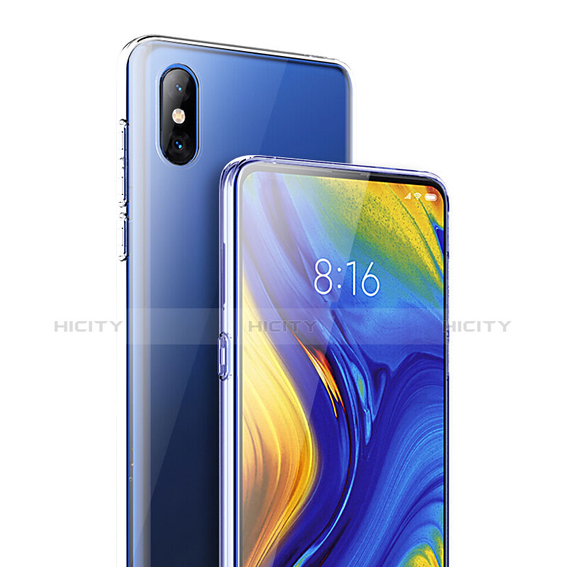 Xiaomi Mi Mix 3用極薄ソフトケース シリコンケース 耐衝撃 全面保護 クリア透明 T03 Xiaomi クリア