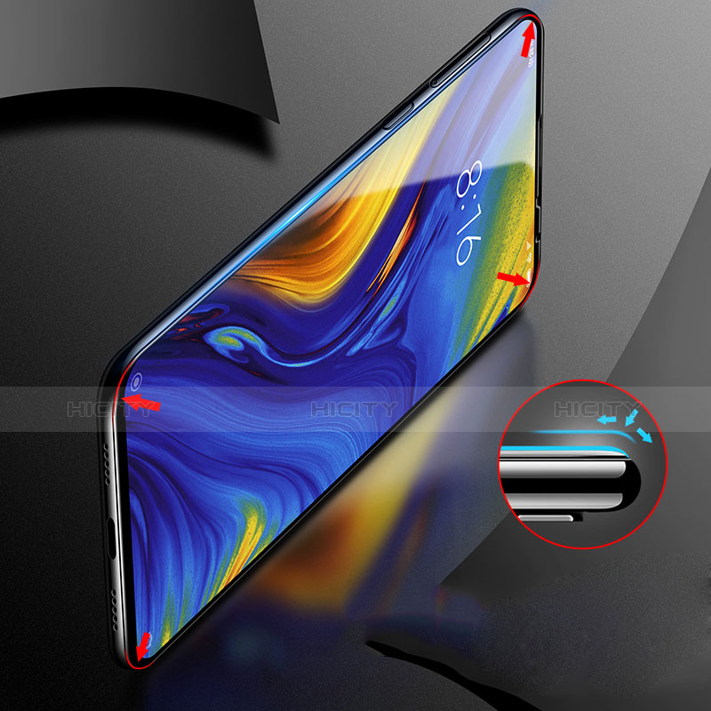 Xiaomi Mi Mix 3用強化ガラス フル液晶保護フィルム F03 Xiaomi ブラック