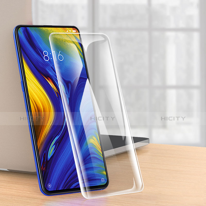 Xiaomi Mi Mix 3用高光沢 液晶保護フィルム フルカバレッジ画面 Xiaomi クリア