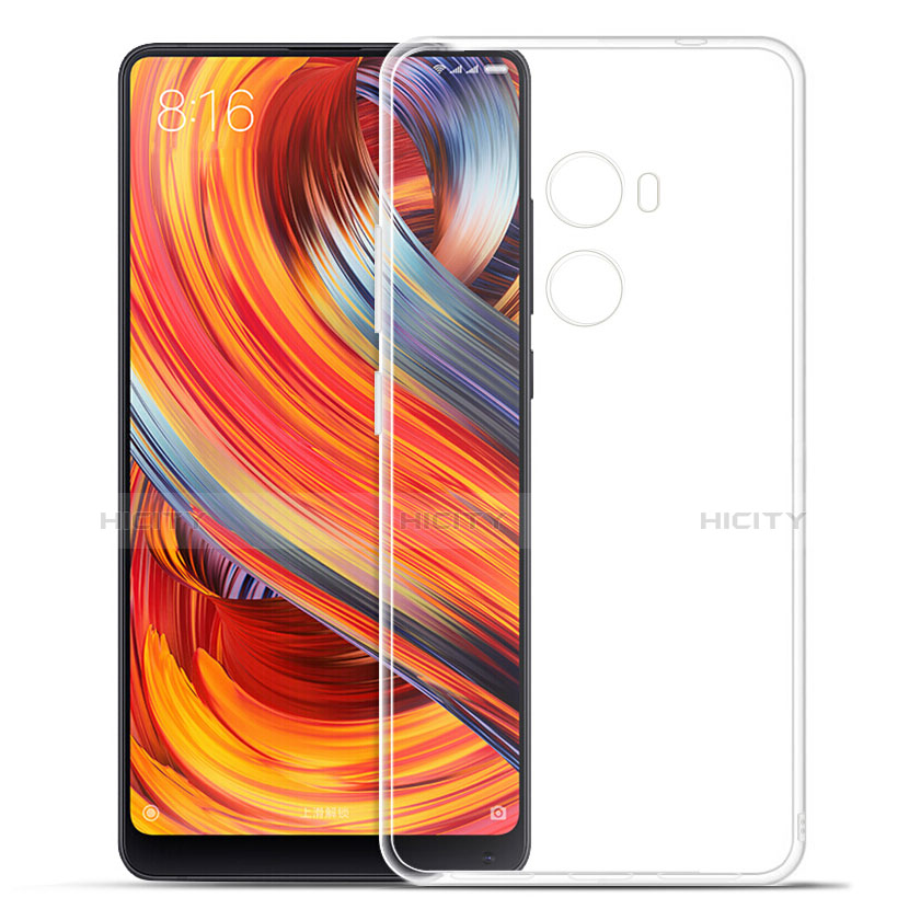 Xiaomi Mi Mix Evo用極薄ソフトケース シリコンケース 耐衝撃 全面保護 クリア透明 カバー Xiaomi クリア