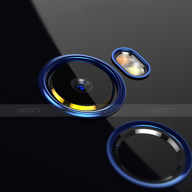 Xiaomi Mi Mix Evo用ハイブリットバンパーケース クリア透明 プラスチック Xiaomi ネイビー