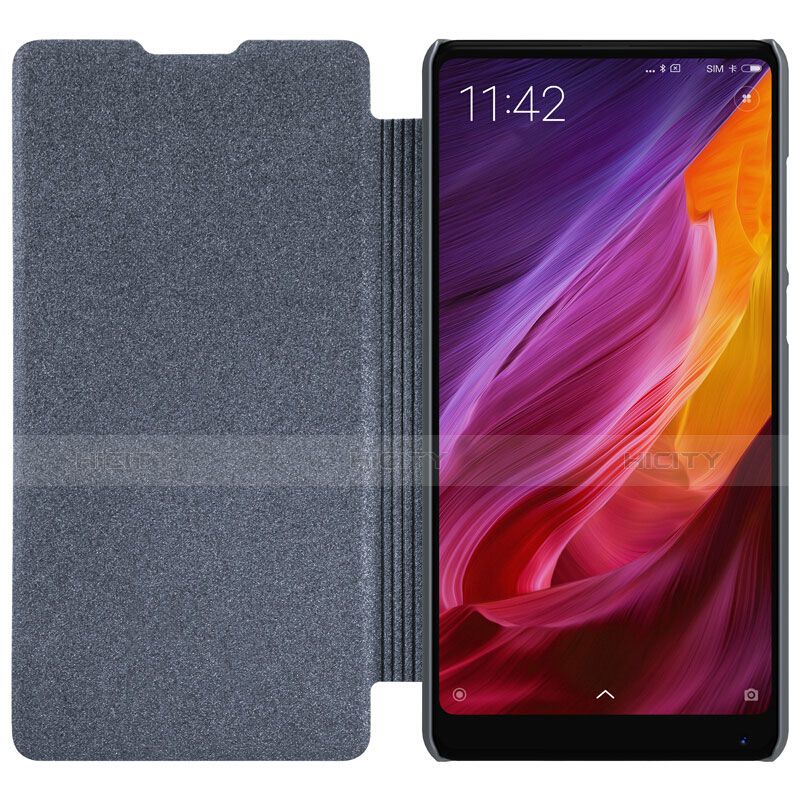 Xiaomi Mi Mix Evo用手帳型 レザーケース スタンド Xiaomi ブラック