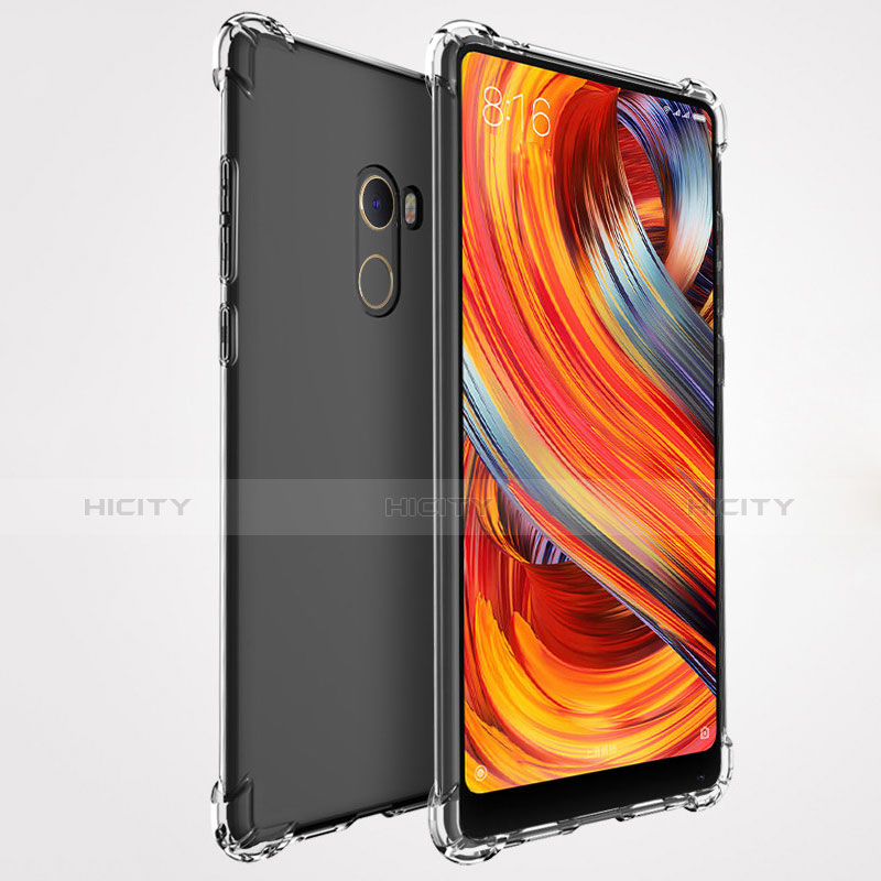 Xiaomi Mi Mix Evo用極薄ソフトケース シリコンケース 耐衝撃 全面保護 クリア透明 T08 Xiaomi クリア