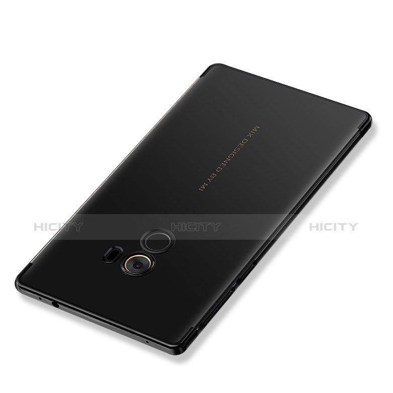 Xiaomi Mi Mix Evo用極薄ソフトケース シリコンケース 耐衝撃 全面保護 クリア透明 T12 Xiaomi ブラック