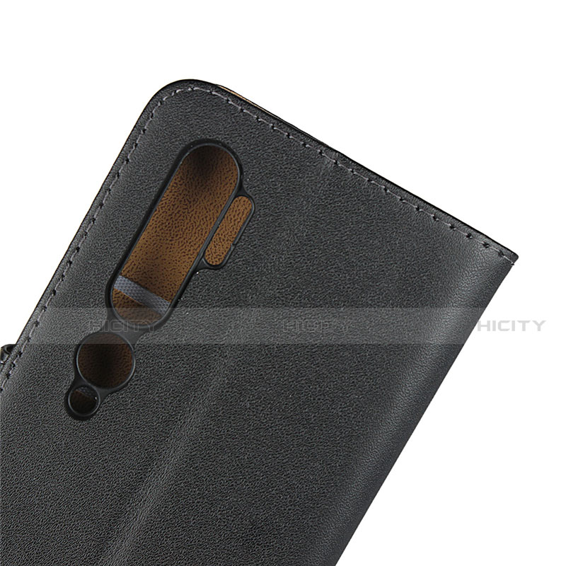 Xiaomi Mi Note 10用手帳型 レザーケース スタンド K01 Xiaomi ブラック