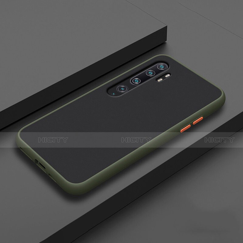 Xiaomi Mi Note 10用ハイブリットバンパーケース プラスチック 兼シリコーン カバー R02 Xiaomi グリーン