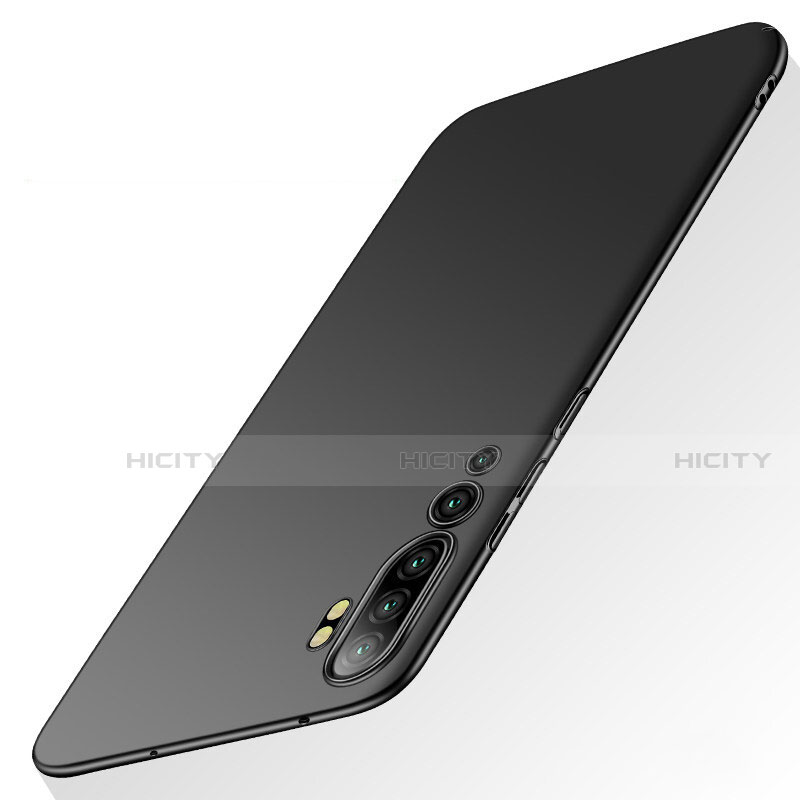 Xiaomi Mi Note 10用ハードケース プラスチック 質感もマット カバー P01 Xiaomi ブラック