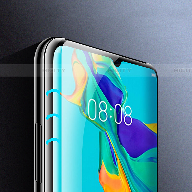 Xiaomi Mi Note 10 Lite用強化ガラス フル液晶保護フィルム F03 Xiaomi ブラック