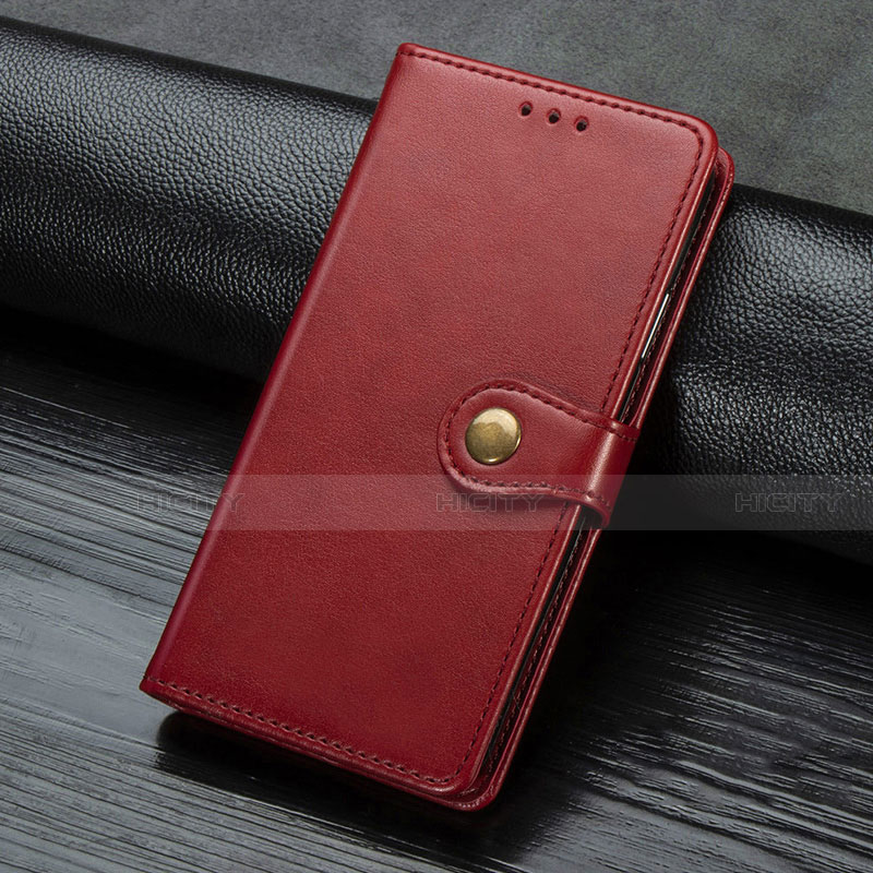 Xiaomi Mi Note 10 Pro用手帳型 レザーケース スタンド カバー D01 Xiaomi レッド