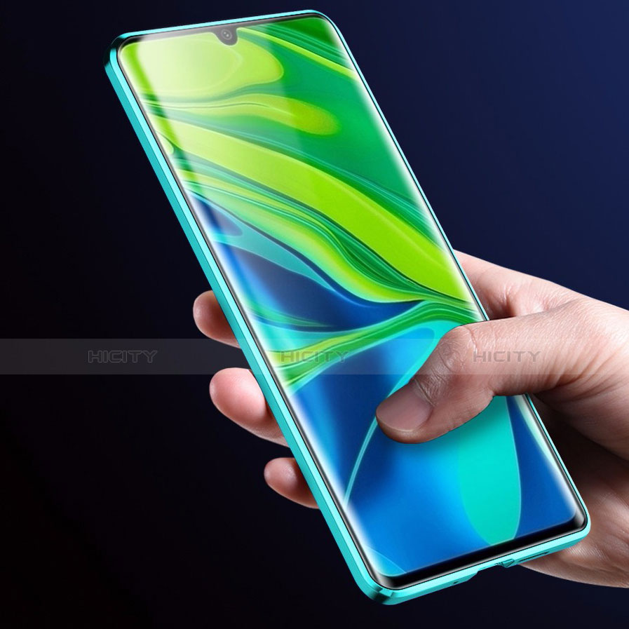 Xiaomi Mi Note 10 Pro用ケース 高級感 手触り良い アルミメタル 製の金属製 360度 フルカバーバンパー 鏡面 カバー Xiaomi 