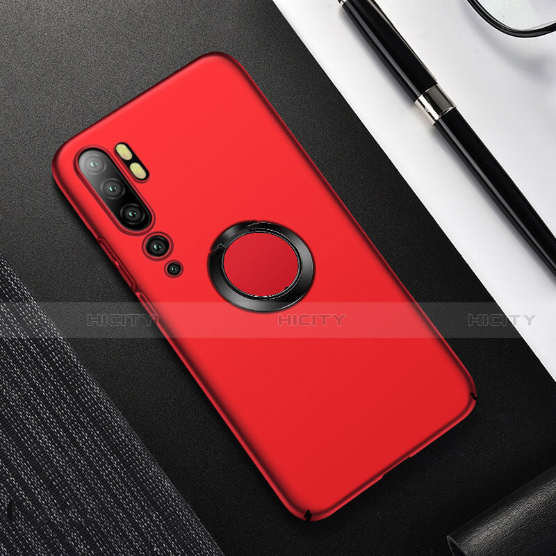 Xiaomi Mi Note 10 Pro用ハードケース プラスチック 質感もマット アンド指輪 マグネット式 P01 Xiaomi 