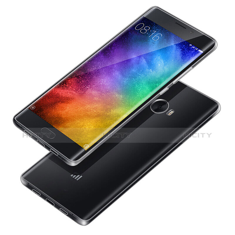 Xiaomi Mi Note 2用極薄ソフトケース シリコンケース 耐衝撃 全面保護 クリア透明 T02 Xiaomi クリア