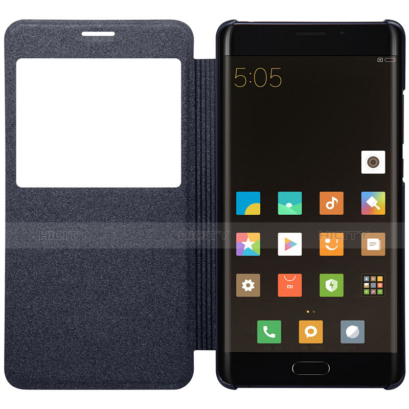Xiaomi Mi Note 2用手帳型 レザーケース スタンド Xiaomi ブラック